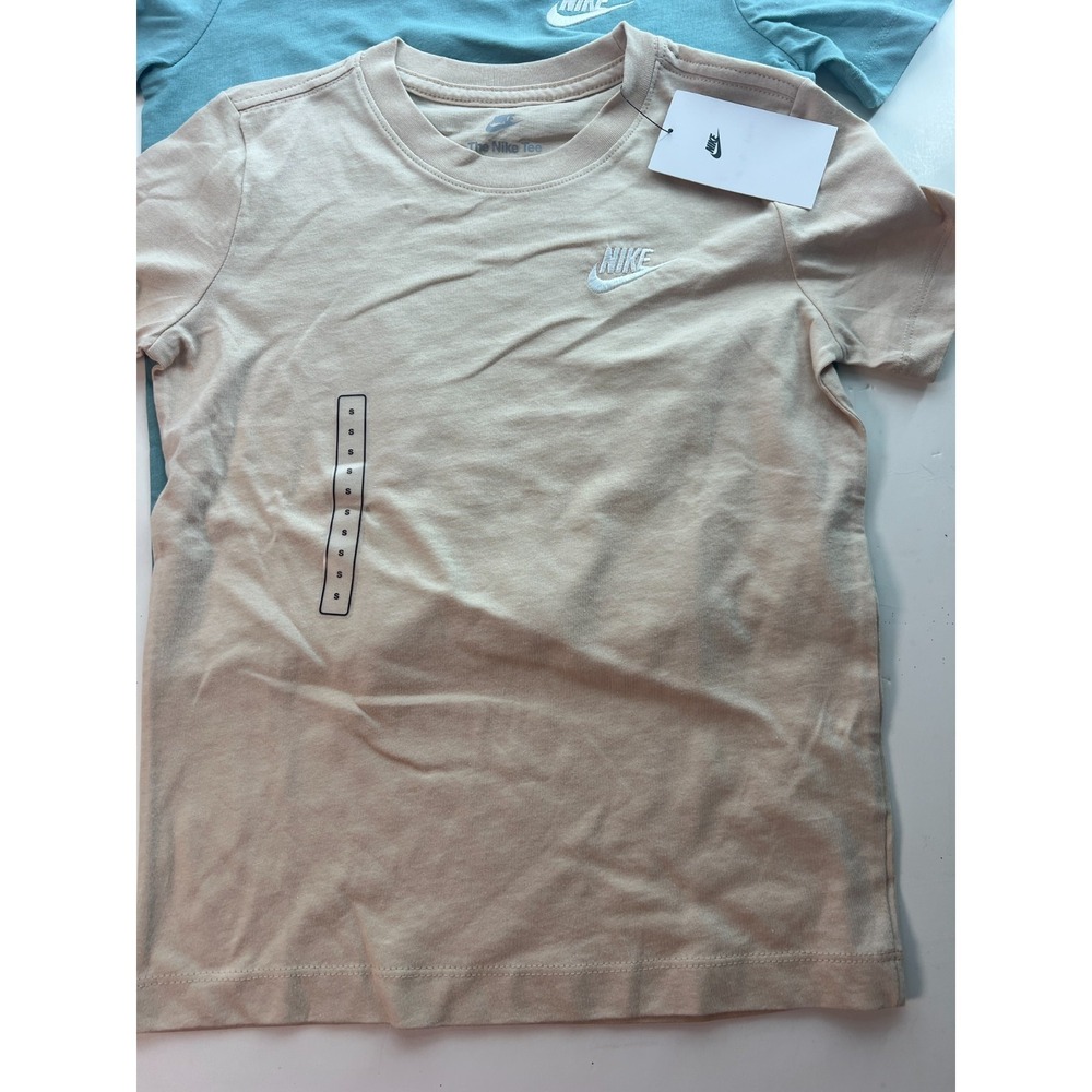 Lot of 2 Nike Kids T-Shirt Size S Small Short Sleeves Athletic Tee Cotton NWT - Picture 2 of 8